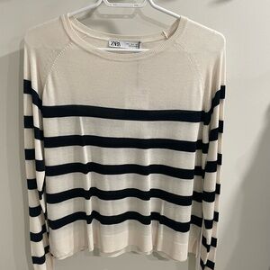 Zara lightweight striped sweater